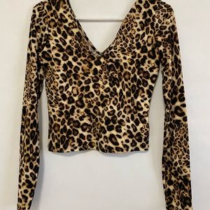 Express Long Sleeve Leopard print